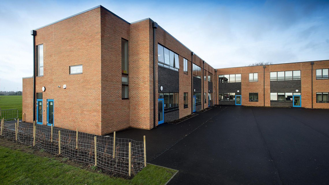 Downview School Playground To Building