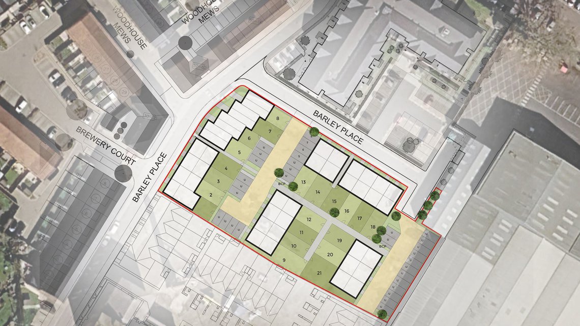 23018 Blandford Aerial Proposed Site