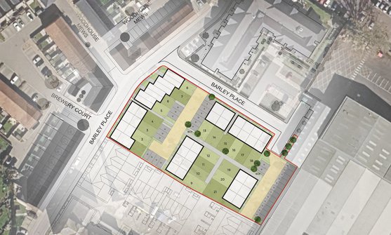 23018 Blandford Aerial Proposed Site