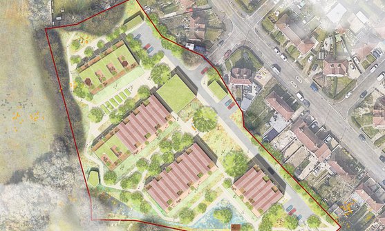 Novers Hill Illustrative Masterplan